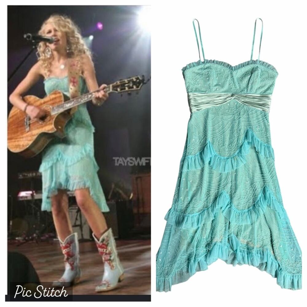BCBG Max Azria Taylor Swift Debut Dress 2007 Size XS